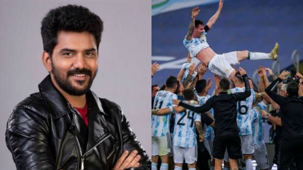 மெர்சல் காட்டிய மெஸ்சி.. கோப்பையை தட்டித் தூக்கிய அர்ஜெண்டினா.. கொண்டாடிய சினிமா பிரபலங்கள்!