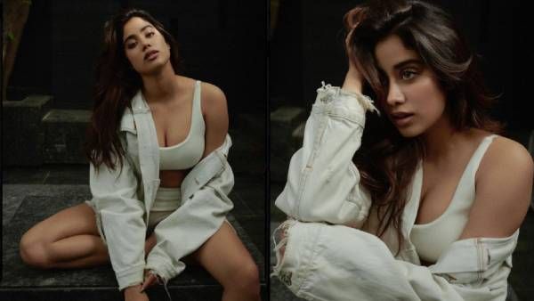 கோட்டு போட்ட மயிலு... கிறங்கடிக்கும் பார்வையுடன் ஜான்வி கபூரின் புதிய போட்டோஷுட்