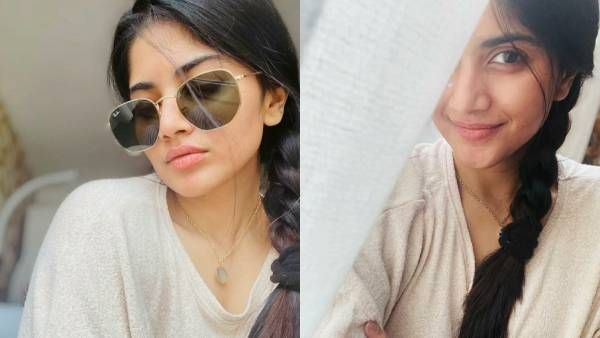 வெண்பனி மலரா ஸ்டைலிஷ் தமிழச்சியா... அழகில் அள்ளும் மேகா ஆகாஷ்!