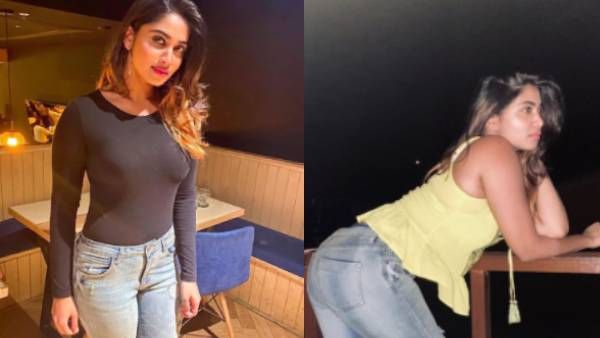 டைட் டிரஸ் போட்டு.. சூப்பர் நைட் அவுட்.. கிளுகிளுத்துப் போன ரசிகர்கள்!