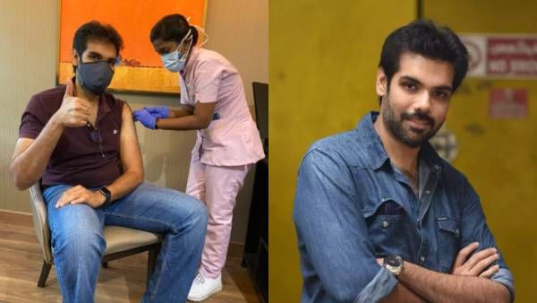 கொரோனா தடுப்பூசியின் முதல் டோசை போட்ட நடிகர் சிபி சத்யராஜ்