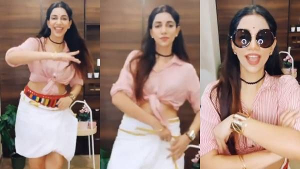 சார்பட்டா பரம்பரை பாடலுக்கு வேட்டியை மடிச்சுக் கட்டி தொடை தெரிய நடனமாடிய பாவனா.. வைரலாகும் வீடியோ!