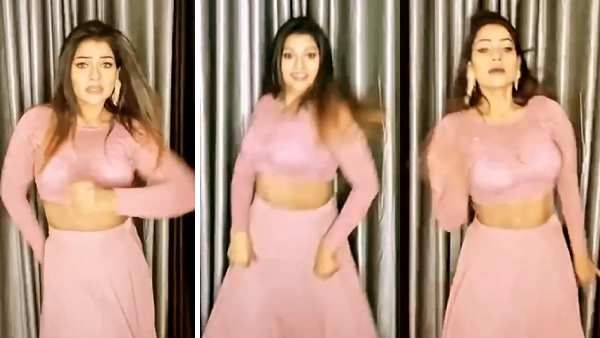 உச்சி மண்டையில சுர்ருங்குது.... தளக்கு மினுக்கும் ஆட்டம் போட்ட சீரியல் நடிகை !