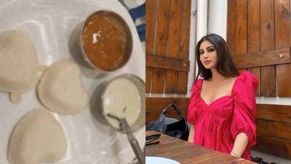 நாகினி நடிகைக்கு பிடித்த நம்ம ஊரு இட்லி சாம்பார்.. வேலன்டைன்ஸ் டே சாப்பாடாம்.. ஷேப்ப பாருங்க!