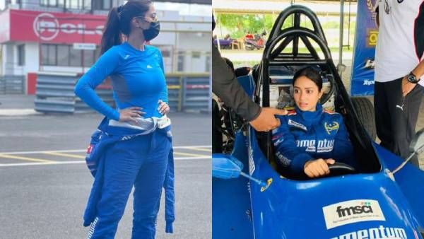 டிக்டிக்டிக்கில் ராக்கெட்டே ஓட்டியாச்சு.. இது வெறும் கார் தானே.. புது டிராக்கில் நிவேதா பெத்துராஜ்!