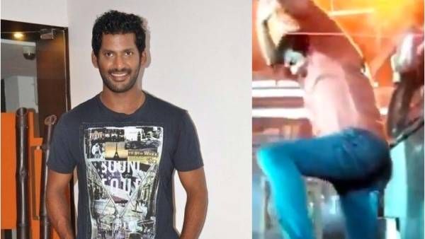 ஷுட்டிங்கில் காயமடைந்த விஷால்...அப்படி என்ன தான் நடந்துச்சு ?