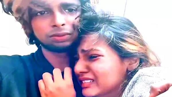 கூச்சல் போட்டு ஆர்ப்பாட்டம் செய்யும் மீரா மிதுன்.. ஆண் நண்பரையும் அலேக்காக தூக்கிய போலீஸ்!