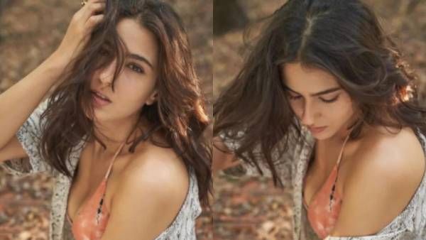 பிகினியில் டக்கரா போஸ் கொடுத்த சாரா அலி கான்...திணரும் இணையம் !