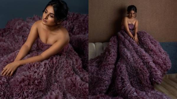 58 கிலோ எடை கொண்ட கவுனா...எஸ்தர் அனிலின் அசத்தல் ஃபோட்டோஷுட்