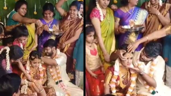 ‘கண்ணான கண்ணே‘ சீரியல் நடிகை காதலரை மணந்தார்… வைரலான திருமண வீடியோ !