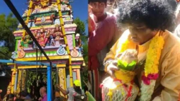 வராகி அம்மனுக்கு கோயில் கட்டி கும்பாபிஷேகம் நடத்திய யோகி பாபு; வைரலாகும் புகைப்படங்கள்!