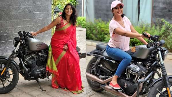 டுபு… டுபு... புல்லட்டில் கலக்கிய கனிகா… வியந்து பார்க்கும் ரசிகர்கள் !