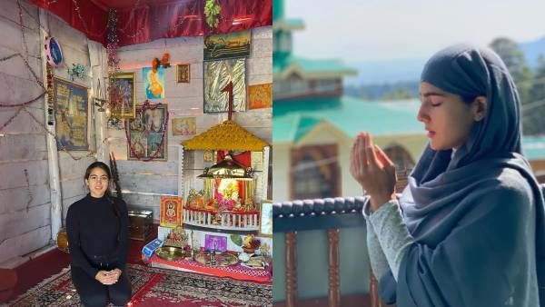 எம்மதமும் சம்மதம்.. கோயில், தேவாலயம் மற்றும் மசூதியில் வழிபாடு நடத்திய நடிகை சாரா அலி கான்!