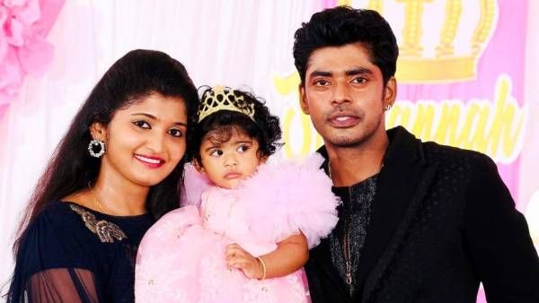 மகளை உருவகேலி செய்த நெட்டிசன்ஸ்… சரியான பதிலடி கொடுத்த சாண்டியின் மனைவி !