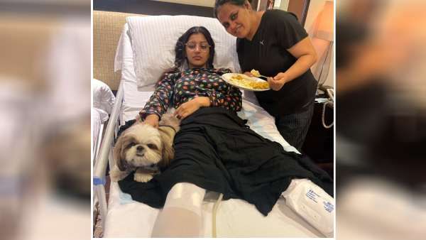 இரண்டு காலிலும் பெரிய கட்டு… யாஷிகாவின் பரிதாபநிலை… கலங்கும் ரசிகர்கள் !