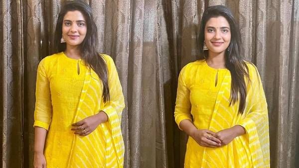 மஞ்சள் சுடிதாரில் மயக்கும் மஞ்ச காட்டு மைனா ஐஸ்வர்யா ராஜேஷ் !