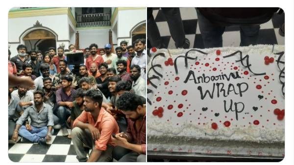 ஹிப்ஹாப் தமிழா ஆதியோட சூட்டிங் முடிஞ்சுடுச்சு... கேக் வெட்டிக் கொண்டாடிய படக்குழு!