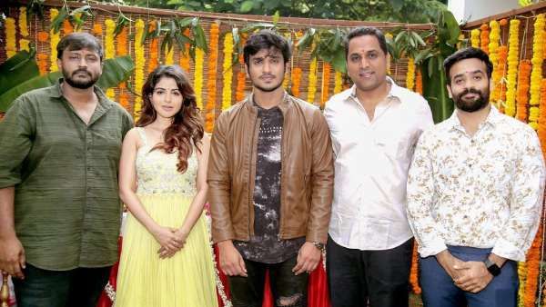 இளம் தெலுங்கு நடிகருக்கு ஜோடியாகும் ஐஸ்வர்யா மேனன்.. பூஜையுடன் படப்பிடிப்பு தொடங்கியது!