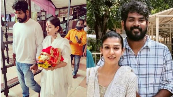 நெற்றியில் குங்குமத்தால் நாமம் போட்ட நயன்தாரா.. வருங்கால கணவருடன் ஷீரடியில் தரிசனம்!