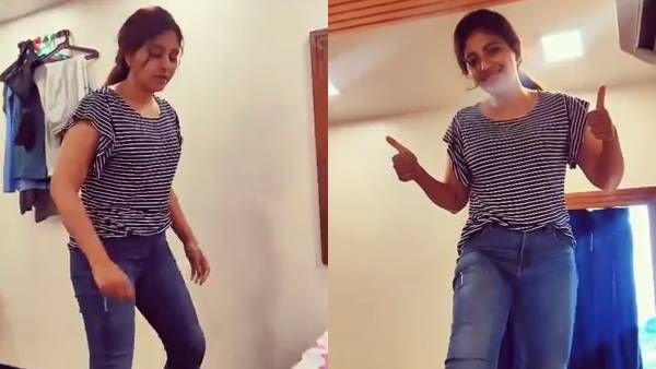 என்ன இப்படி இறங்கிட்டாங்க நடிகை அஞ்சலி... நல்லாதான் இருக்கு!