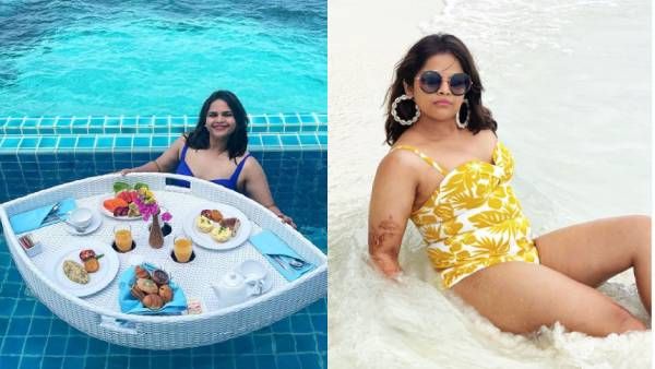 இதென்னடா போஸ்... திருமணத்திற்கு பின் டோட்டலா மாறிய வித்யுலேகா ராமன்!