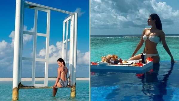 நடுக் கடலில் பிகினியில் பிரேக் ஃபாஸ்ட் செய்த பிரபல தமிழ் நடிகை!