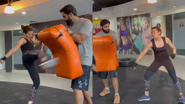 பாலிவுட் படத்திற்காக வெறித்தனமாக பாக்ஸின் கற்றுக்கொள்ளும் ரஷ்மிகா மந்தனா!