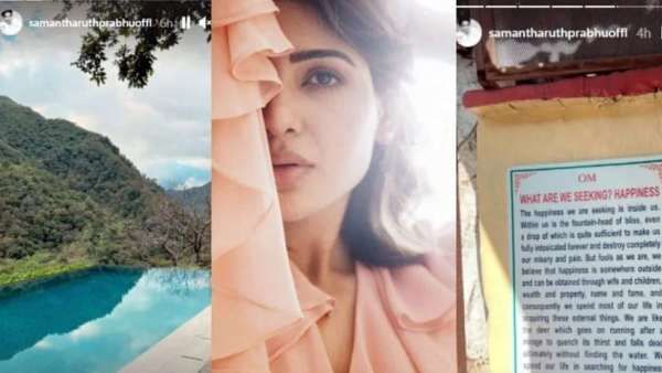 விவாகரத்தில் முடிந்த திருமண வாழ்க்கை! ரிஷிகேஷில் தோழியுடன் மன நிம்மதி தேடும் சமந்தா!