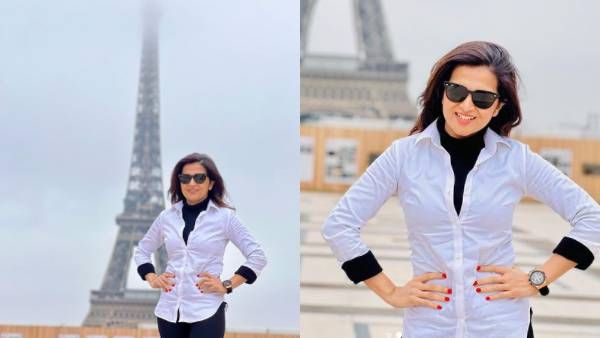 சும்மா மாஸா.. கெத்தா.. ஈஃபிள் டவர் முன்னாடி நின்று போஸ் கொடுத்த டிடி நீலகண்டன்.. வேறலெவல் கேப்ஷன்!