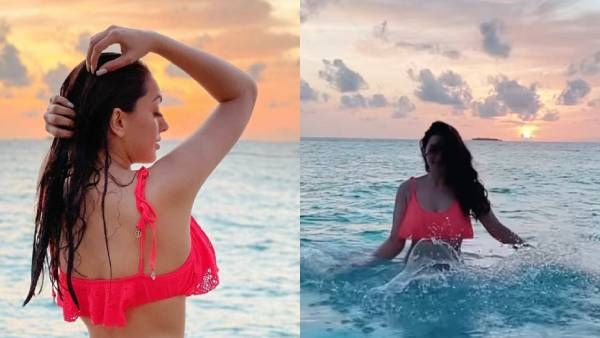 பிகினியில் தரிசனம் கொடுத்த ஹன்சிகா... குஷியில் ரசிகர்கள்