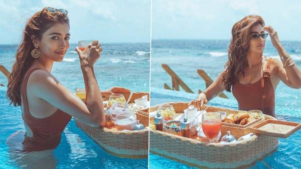 மாலத்தீவில் சில்லிங் செய்யும் பீஸ்ட் நடிகை... அசத்தல் போட்டோஸ்.. கேப்ஷன் அதுக்கு மேல!