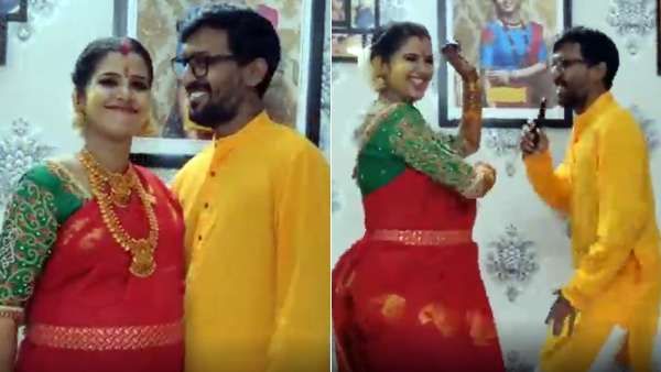 வளைகாப்பு விழாவில் கணவருடன் குத்தாட்டம் போட்ட பாக்யலட்சுமி சீரியல் நடிகை