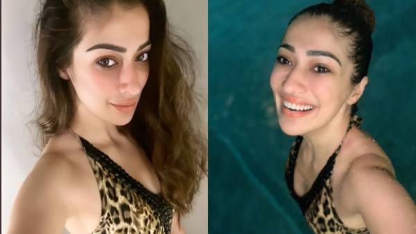 ப்பா.. புலித்தோல் பிகினி அணிந்து பதற வைத்த ராய் லக்‌ஷ்மி.. வைரலாகும் நீச்சல் குள புகைப்படங்கள்!