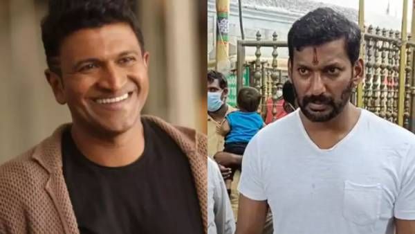 அவரது மரணத்தால் 2 நாட்கள் தூங்காமல் தவித்தேன் புனித் ராஜ்குமார் புகழஞ்சலி கூட்டத்தில் கலங்கிய விஷால்