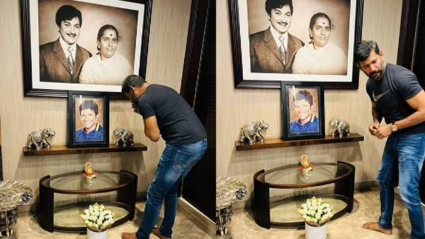 புனித் ராஜ்குமார் படத்துக்கு விஷால் மரியாதை … குடும்பத்தினரை நேரில் சந்தித்து ஆறுதல் !