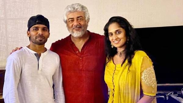 தீபாவளி மாஸ்… வேட்டி சட்டையில் அஜித்… வைரலாகும் லேட்டஸ்ட் புகைப்படம் !