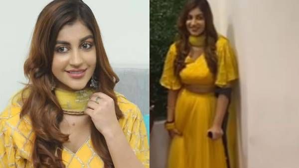 கையில் வாக்கிங் ஸ்டிக்குடன்… கடை திறப்பு விழாவிற்கு வந்த யாஷிகா !