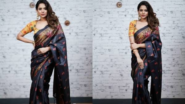 சேலையில் அம்சமாக உள்ள ஐஸ்வர்யா தத்தா.. கண்கொட்டாமல் ரசிக்கும் ஃபேன்ஸ்!