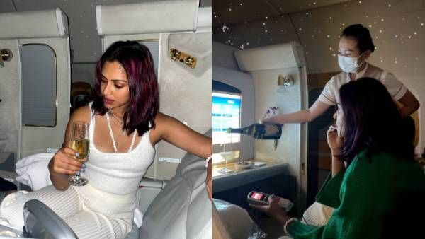 கையில் சரக்கு கிளாஸ், போதையில் போஸ் கொடுத்த அமலாபால்...அதுவும் எங்கு தெரியுமா ?