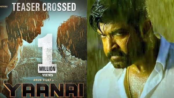 ஒரே நாளில் 1 மில்லியன் பார்வையாளர்களை கடந்து மாஸ் காட்டும் யானை டீசர்!