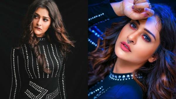 நடுமூக்கில் மோதிர மூக்குத்தி .. டிஸ்கோ ராணி உடையில் கலக்கும் பாயல் ராஜ்புட்!