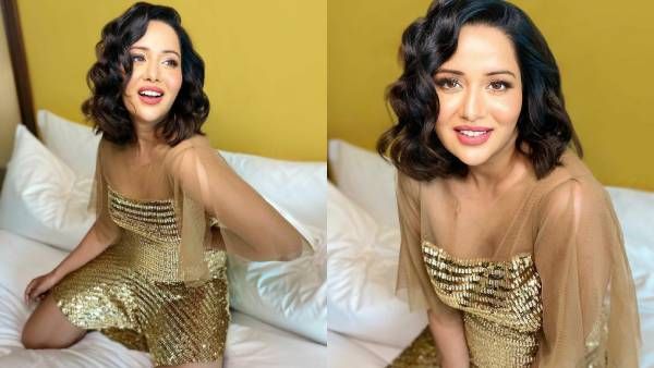 தங்க நிற குட்டி உடையில் ஜொலிக்கும் ரைசா வில்சன்!