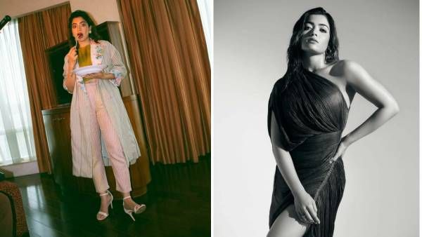 க்யூட்டா சாப்பிட்டு ஷூட்டிங்கில் மாட்டிக்கிட்ட ரஷ்மிகா!