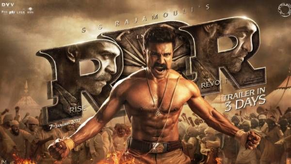 மிரட்டல் ராம்...மிரள வைக்கும் பீம்...ஆர்ஆர்ஆர் போஸ்டர்கள் வெளியீடு