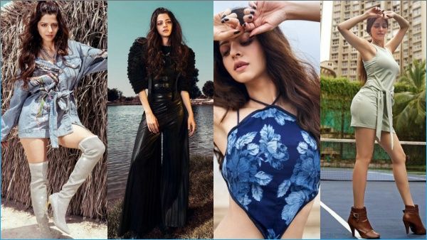 வைக்கோல் புல்லுக்கு அருகே அரேபியன் குதிரை போல வாட்டசாட்டமாக நிற்கும் நடிகை வேதிகா!