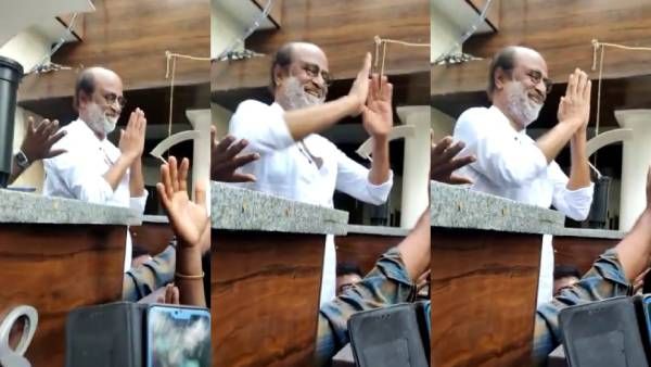 தலைவா....ரசிகர்களின் அன்புமழையில் நனைந்த ரஜினிகாந்த்