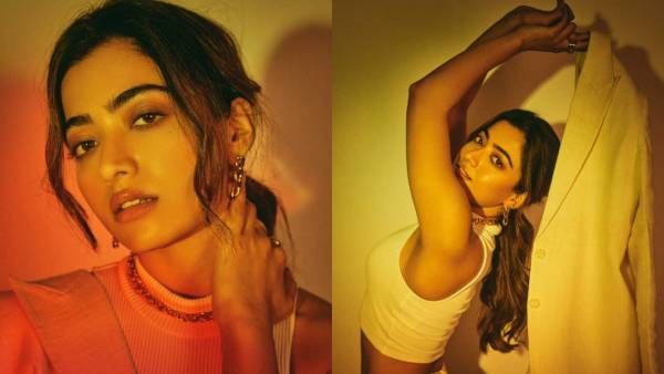 ப்லேஸரை கழட்டிவிட்டு பங்கமாக போஸ் கொடுத்த ரஷ்மிகா மந்தனா!