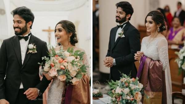 காதலரை ரகசியமாக திருமணம் செய்து கொண்ட பிகில் நடிகை.. இணையத்தில் கசிந்த திருமண புகைப்படங்கள்!