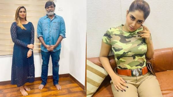 விஜய்சேதுபதியின் ஸ்டேஷன்ல ஷிவானி தான் லேடி போலீஸா? இயக்குநர் பொன்ராம் உடன் ஒரு கூல் போட்டோ!