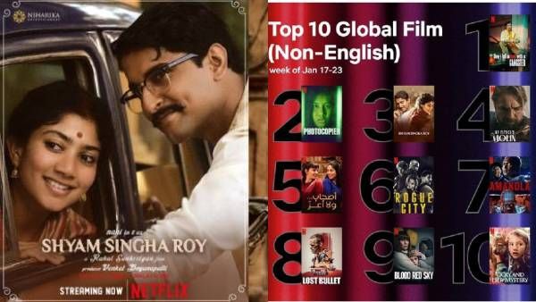 அதிரடி சரவெடி...'ஷியாம் சிங்கா ராய்' மூவி நெட்ஃபிளிக்ஸில் உலகில் 3 ஆம் இடம், இந்தியாவில் முதல் இடம்